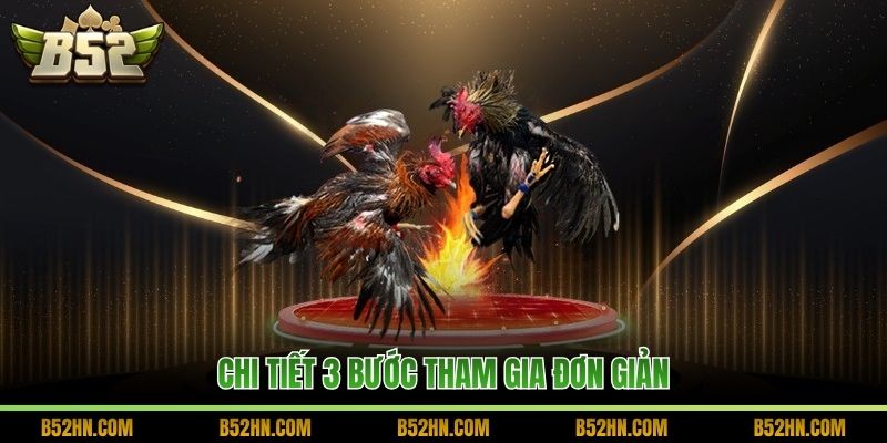 Chi tiết 3 bước tham gia đơn giản