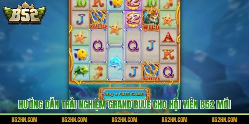 Hướng dẫn trải nghiệm Grand Blue cho hội viên B52 mới