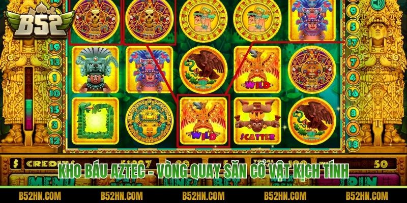 Kho Báu Aztec – Vòng quay săn cổ vật kịch tính